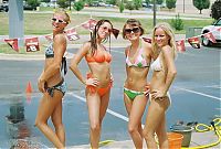 Motorsport models: car wash girls