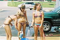 Motorsport models: car wash girls