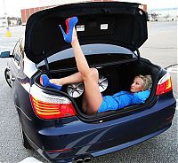 girl with a car