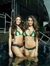 Motorsport models: monster energy grid girls