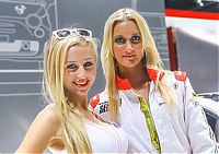 Motorsport models: Girls from Frankfurt Auto Show 2013, Frankfurt, Germany