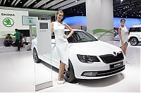 Motorsport models: girls of moscow international automobile show