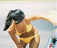 Motorsport models: car wash girls