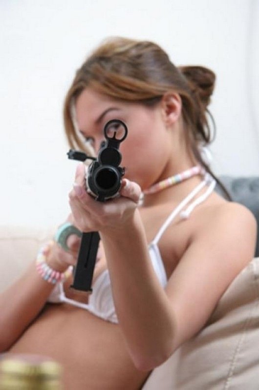 girl with a gun