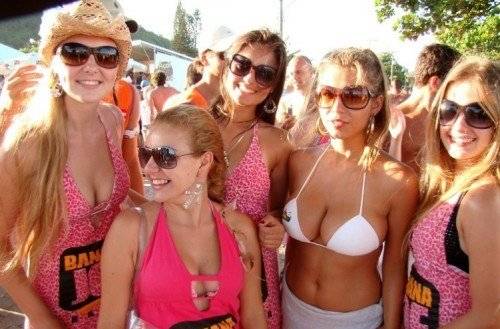 young summer and bikini beach girls