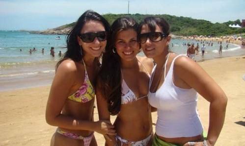 young summer and bikini beach girls