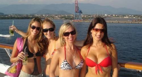 young summer and bikini beach girls