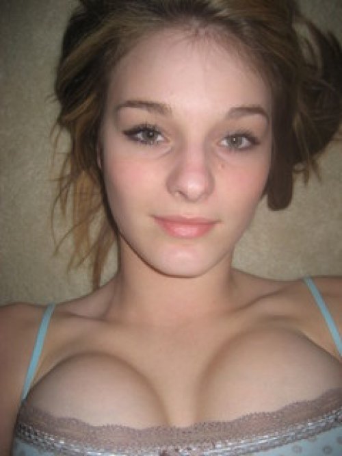 breasts cleavage girl