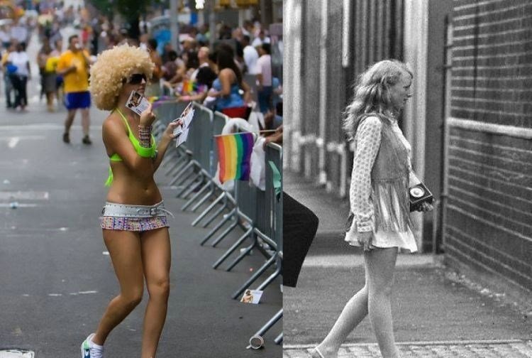 girls now and then