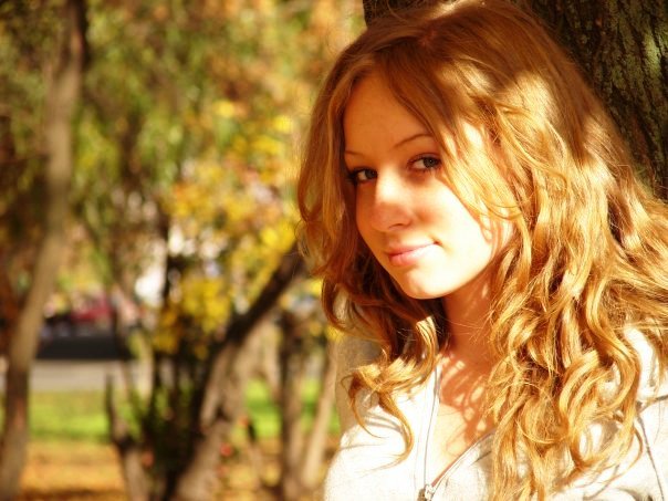 young teen college girl portrait
