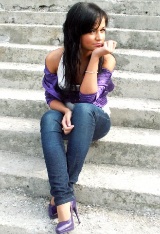 young teen college girl portrait