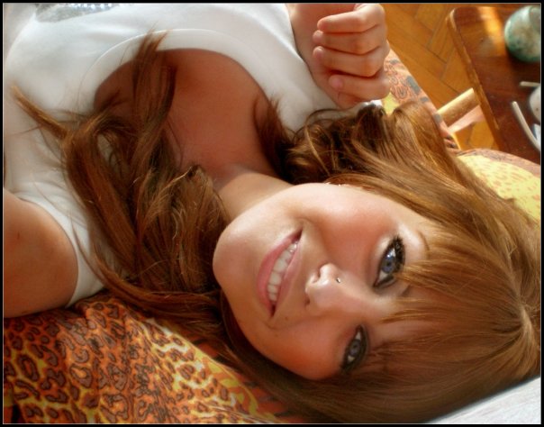 young teen college girl portrait