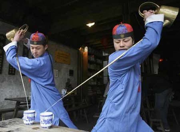 Tea ceremony in China