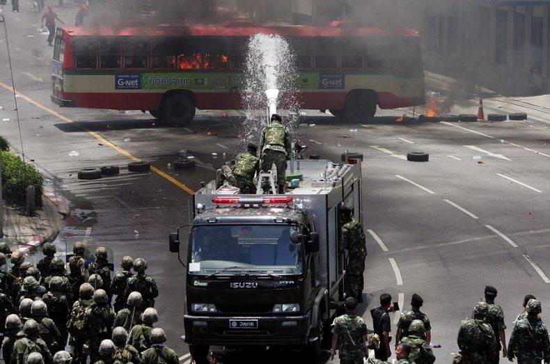 Thailand protesters, April 2009