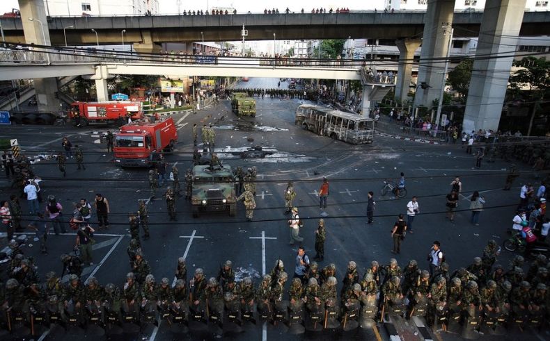 Thailand protesters, April 2009