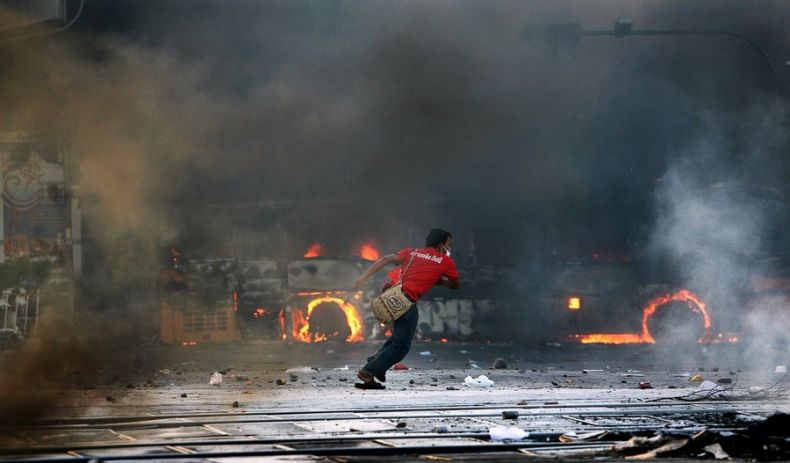 Thailand protesters, April 2009