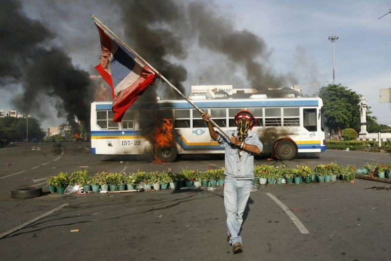 Thailand protesters, April 2009