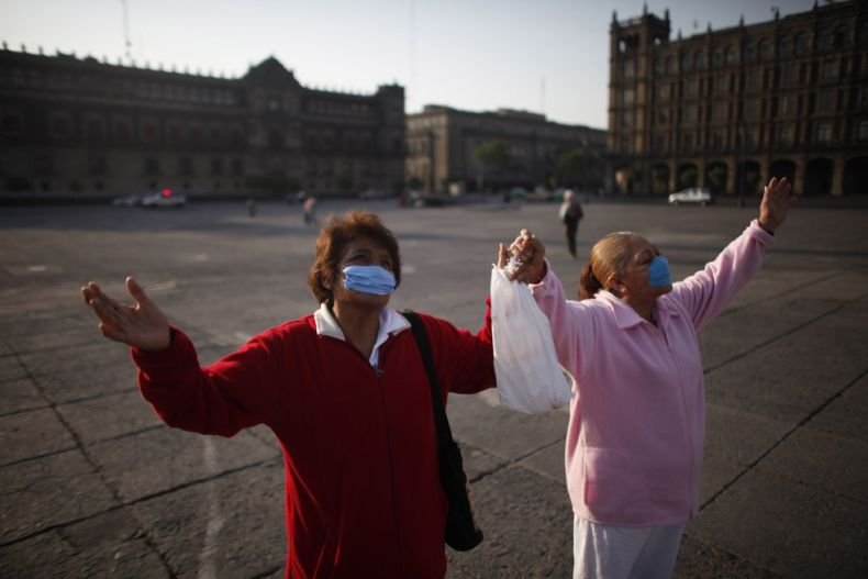 Epidemic pork flu, Mexico