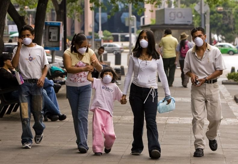 Epidemic pork flu, Mexico