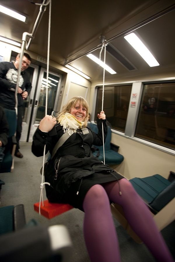 Swing in the underground, San Francisco, United States