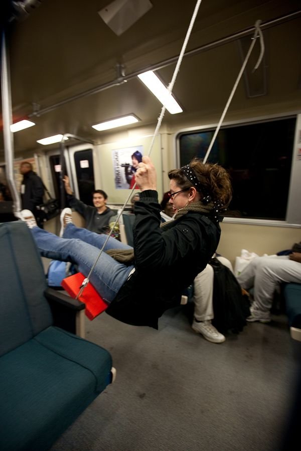 Swing in the underground, San Francisco, United States