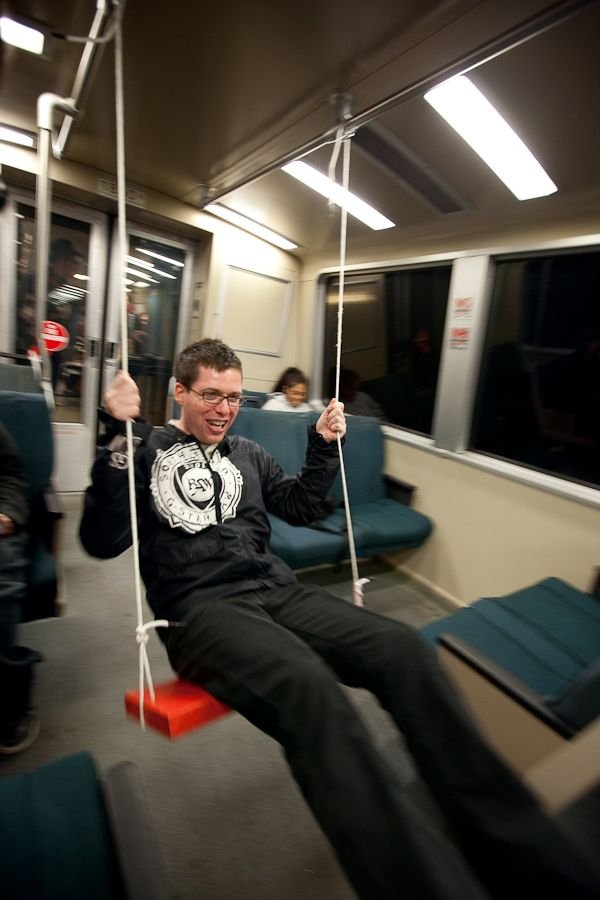 Swing in the underground, San Francisco, United States