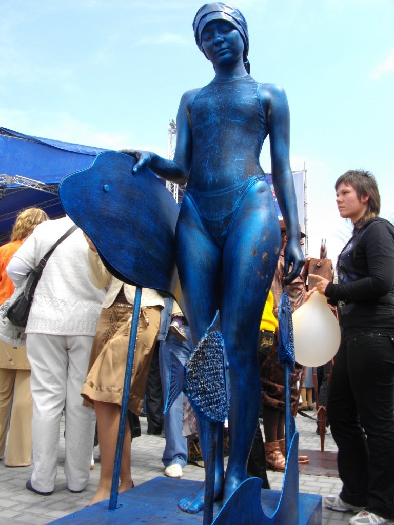 Living Sculptures Championship in Evpatoria