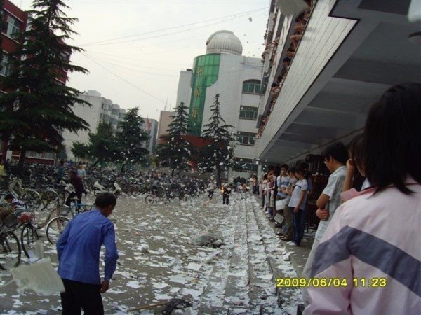 Chinese University after final exams