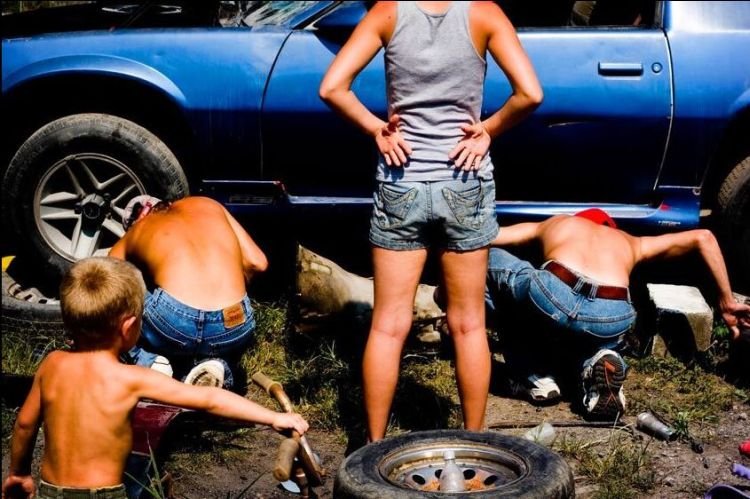 Shooting american family, Kentucky, by Carl Kiilsgaard