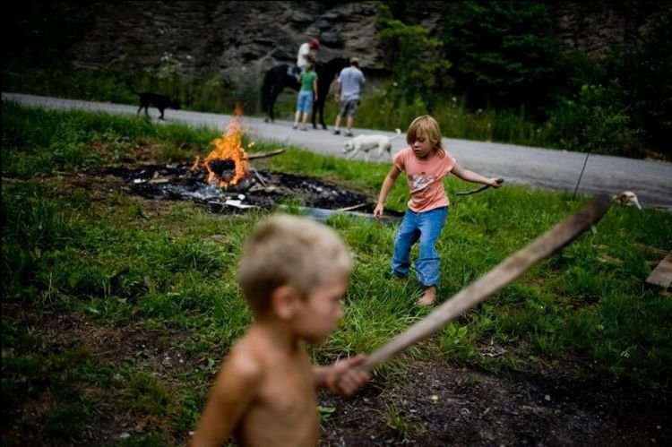 Shooting american family, Kentucky, by Carl Kiilsgaard