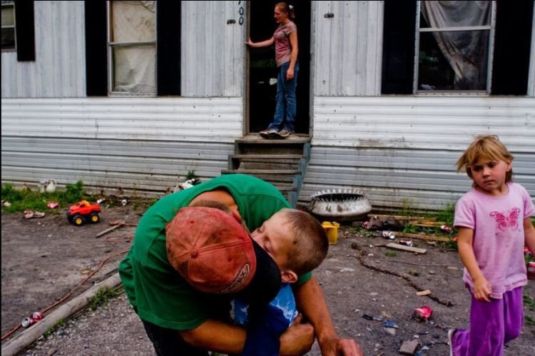 Shooting american family, Kentucky, by Carl Kiilsgaard