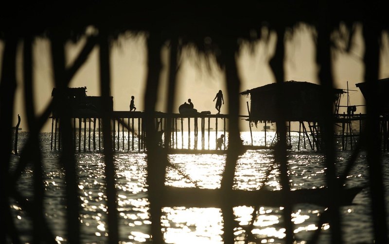 Sea gypsies, Borneo, Indonesia