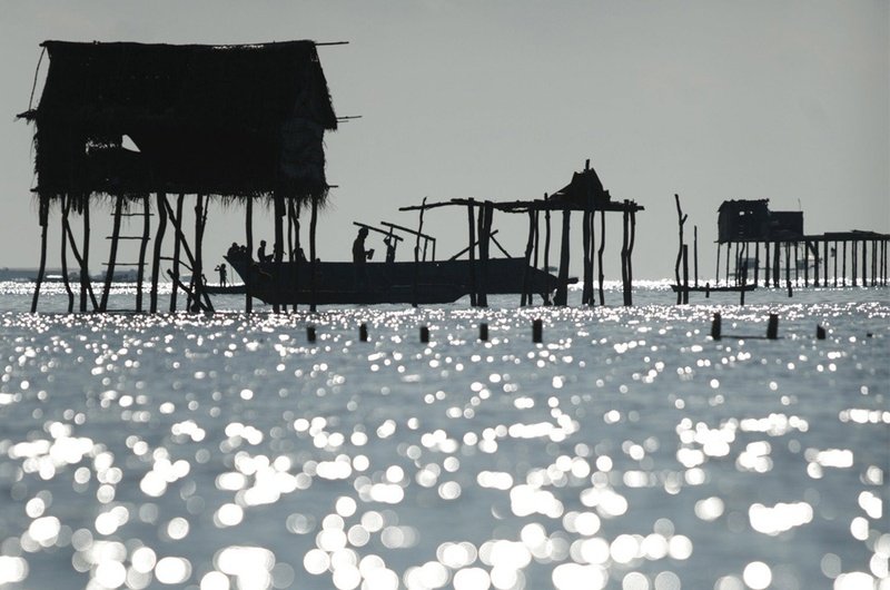 Sea gypsies, Borneo, Indonesia