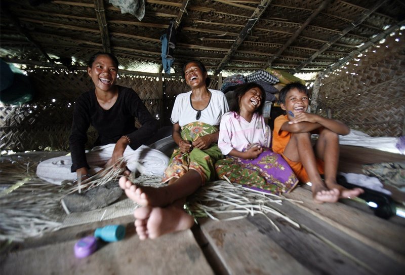 Sea gypsies, Borneo, Indonesia