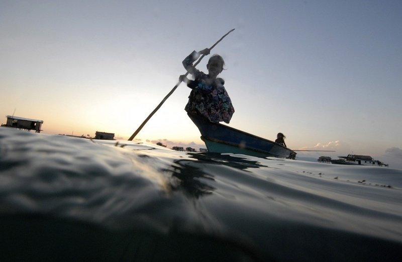 Sea gypsies, Borneo, Indonesia