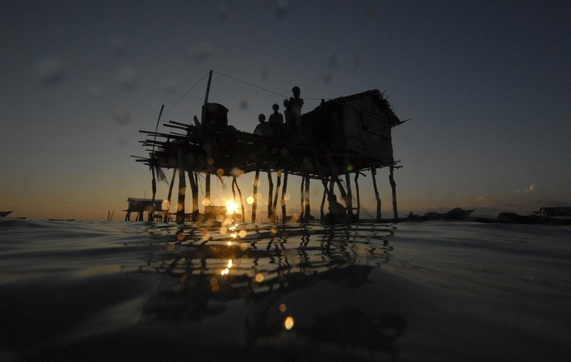 Sea gypsies, Borneo, Indonesia