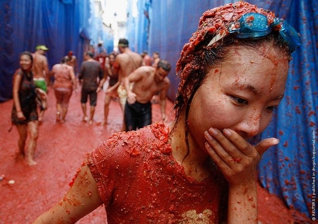 La Tomatina 2009, Buñol, Valencia, Spain