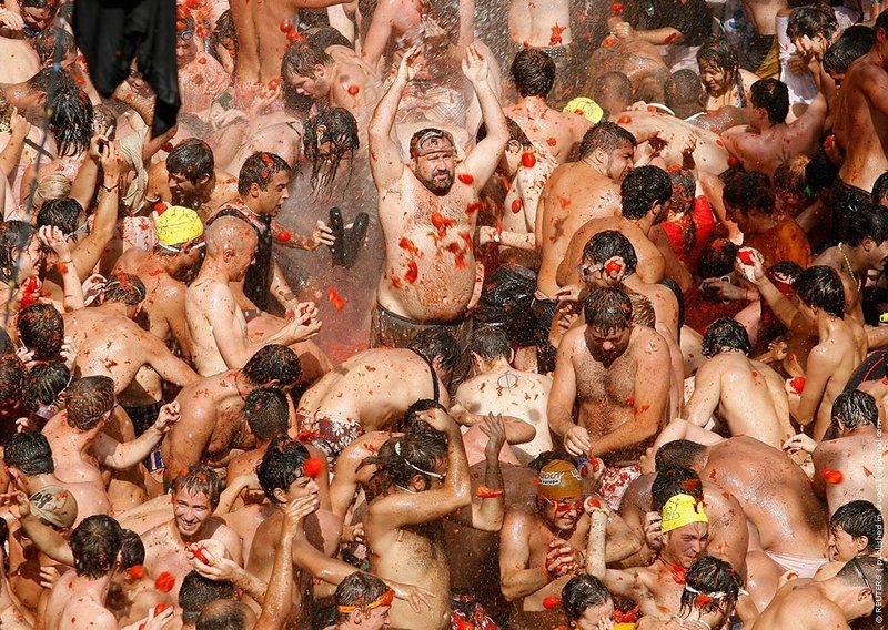 La Tomatina 2009, Buñol, Valencia, Spain