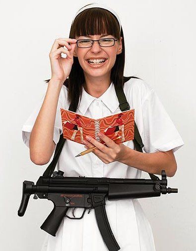 girl with a gun