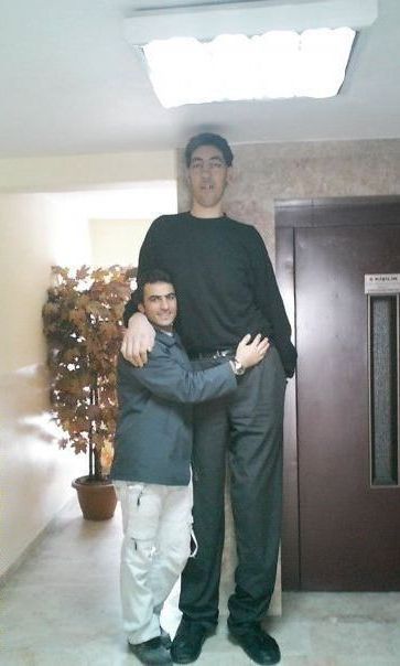 Sultan Kosen, Tallest man in the world, 2 meters 47 centimeters, Turkey