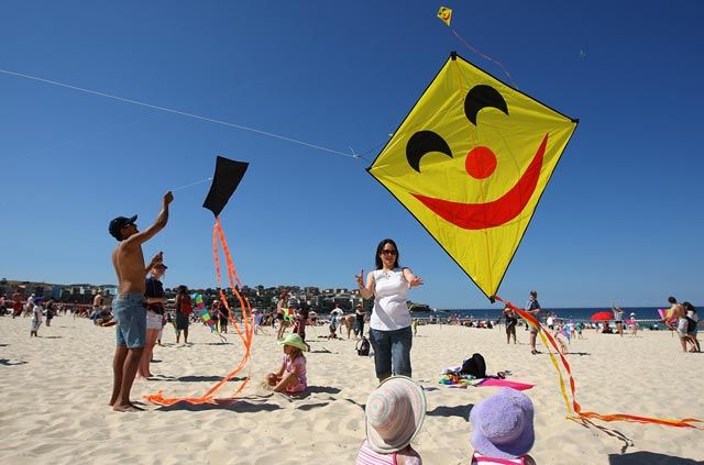 Wind festival in Australia