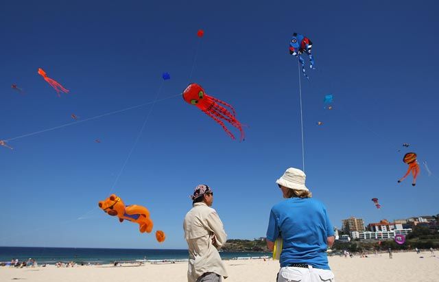 Wind festival in Australia