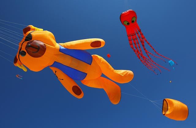Wind festival in Australia