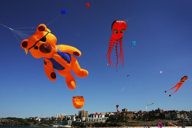 Wind festival in Australia