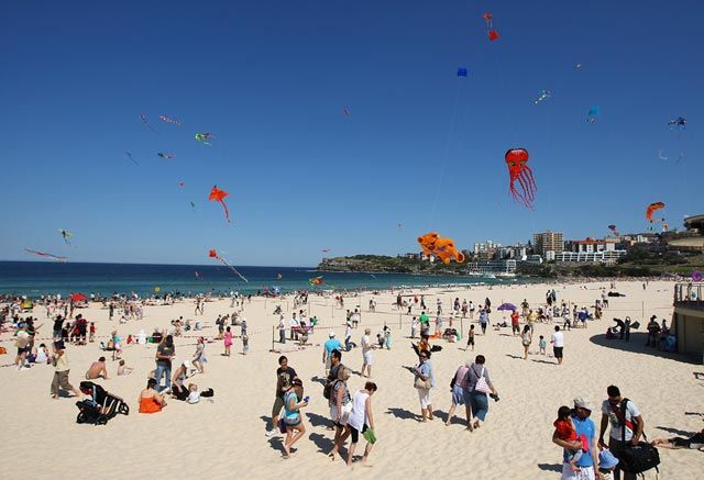 Wind festival in Australia