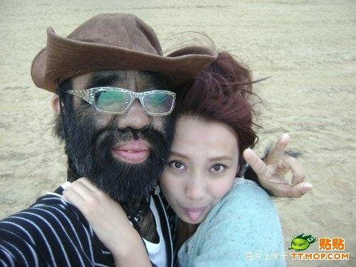 The most hairy man, China