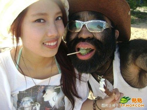 The most hairy man, China
