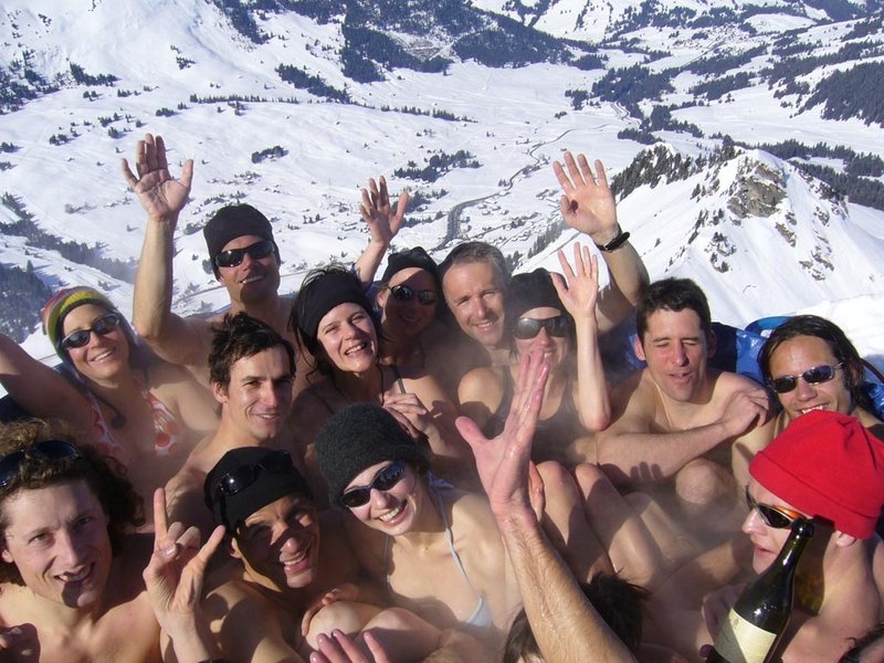 jacuzzi built in the mountains