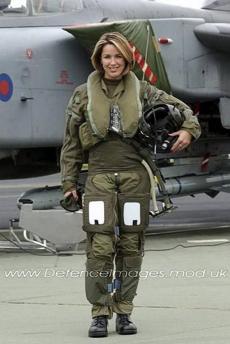 girl in a military