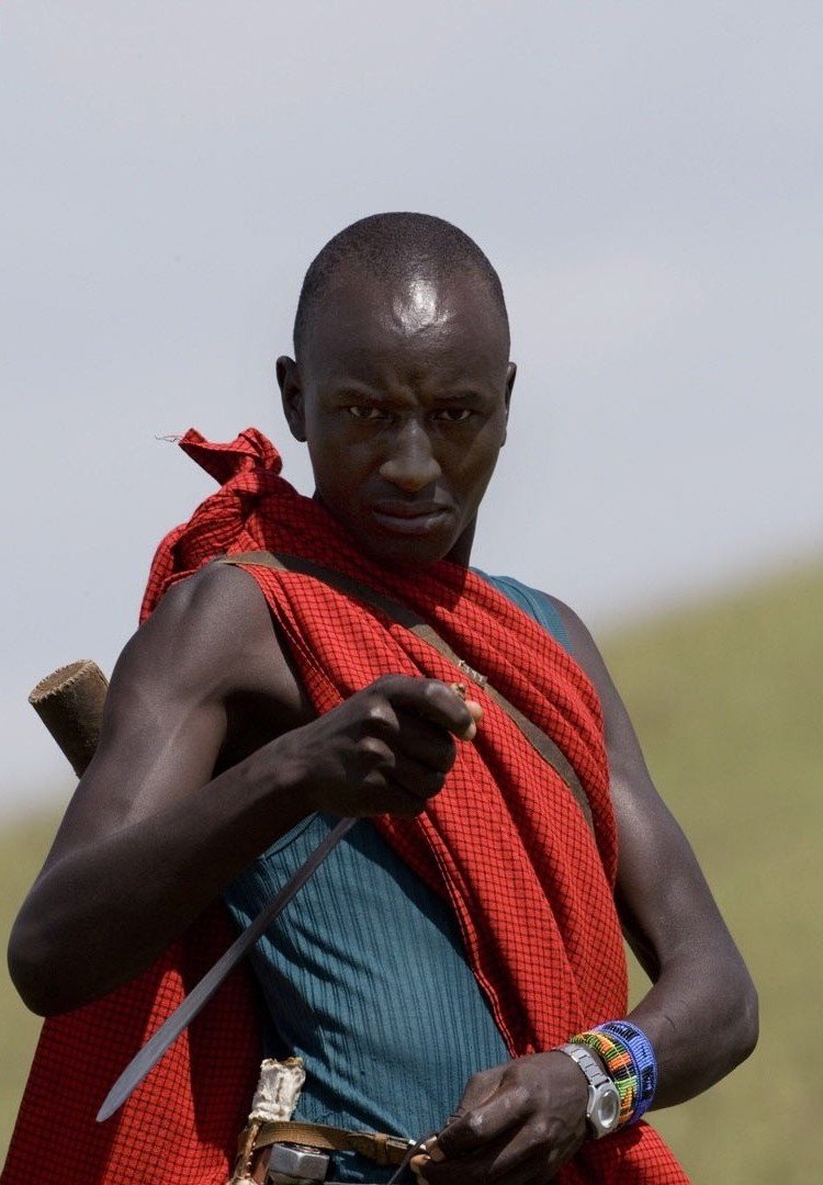 Traditional war event, Kenya, Africa